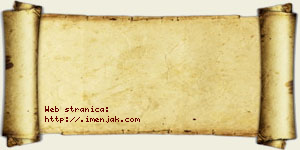 Daniel Stojadinović vizit kartica